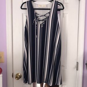 Nautical striped dress